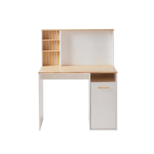 Bureau avec rangement intégré pour bureau ou espace de travail en panneau de particules - 100 x 50 x 75