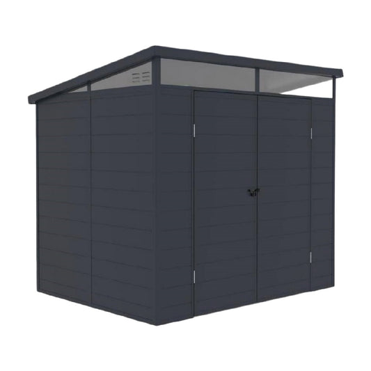 Abri de jardin en résine pour rangement extérieur - 180 x 120 x 190