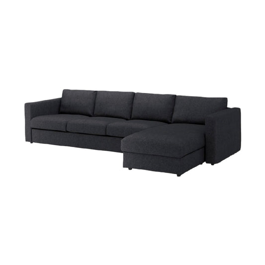 Canapé d'angle pour salon en tissu - 220 x 90 x 85