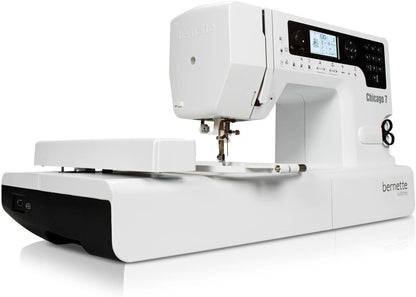 Bernina 4260366210536 Bernette Chicago 7 Machine à coudre et à broder, Blanc