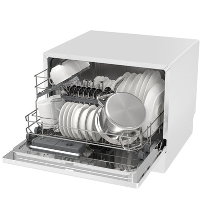 GEDTECH - Lave vaisselle Table Top GLV6T47WH - 6 couverts - 47 dB - Départ différé