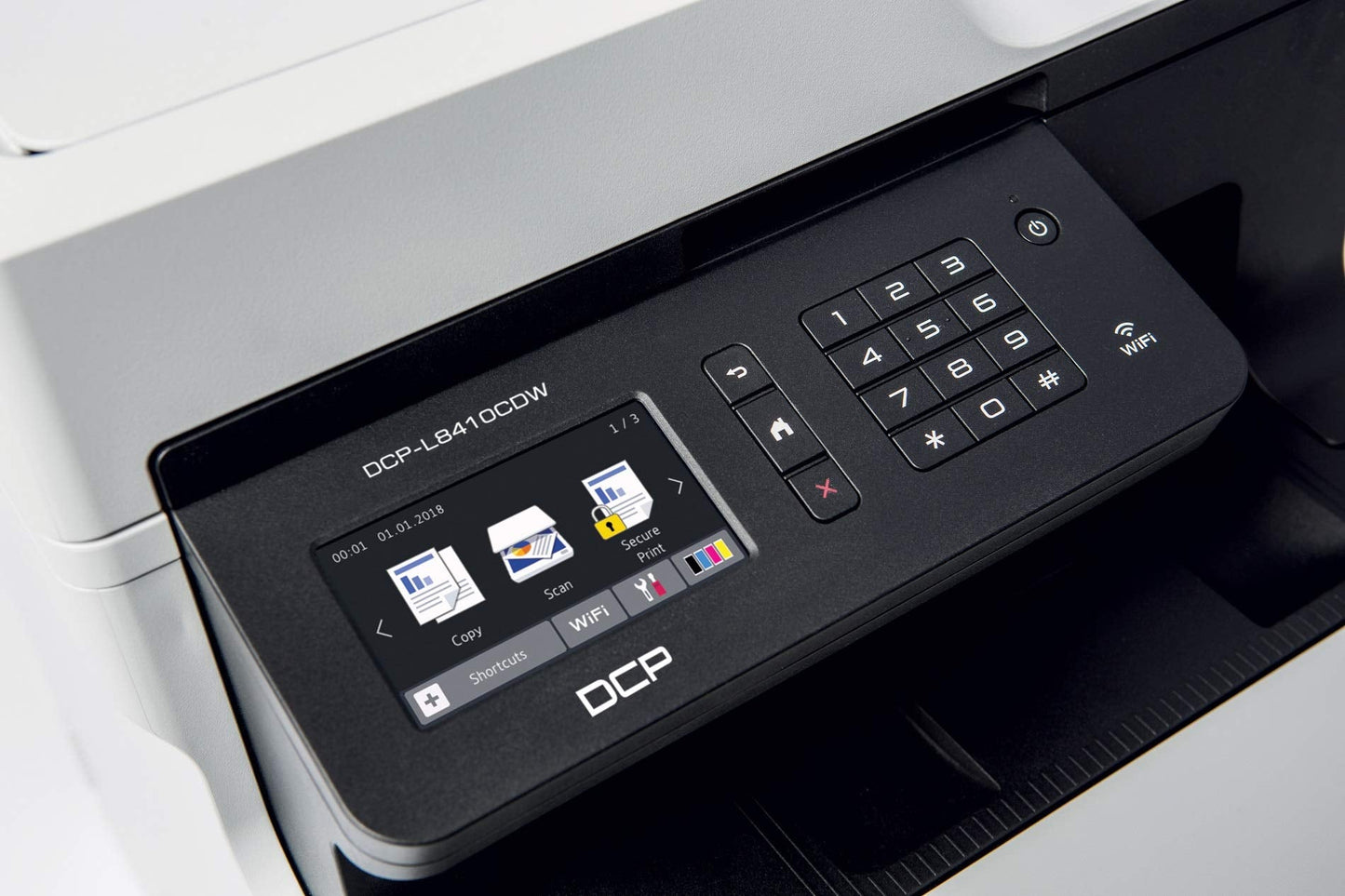 Brother DCP-L8410CDW Imprimante Multifonction 3 en 1 Laser - Professionnel - Economique - Couleur - Compact mais Puissant - Récompensé par Bli - A4, NOIR
