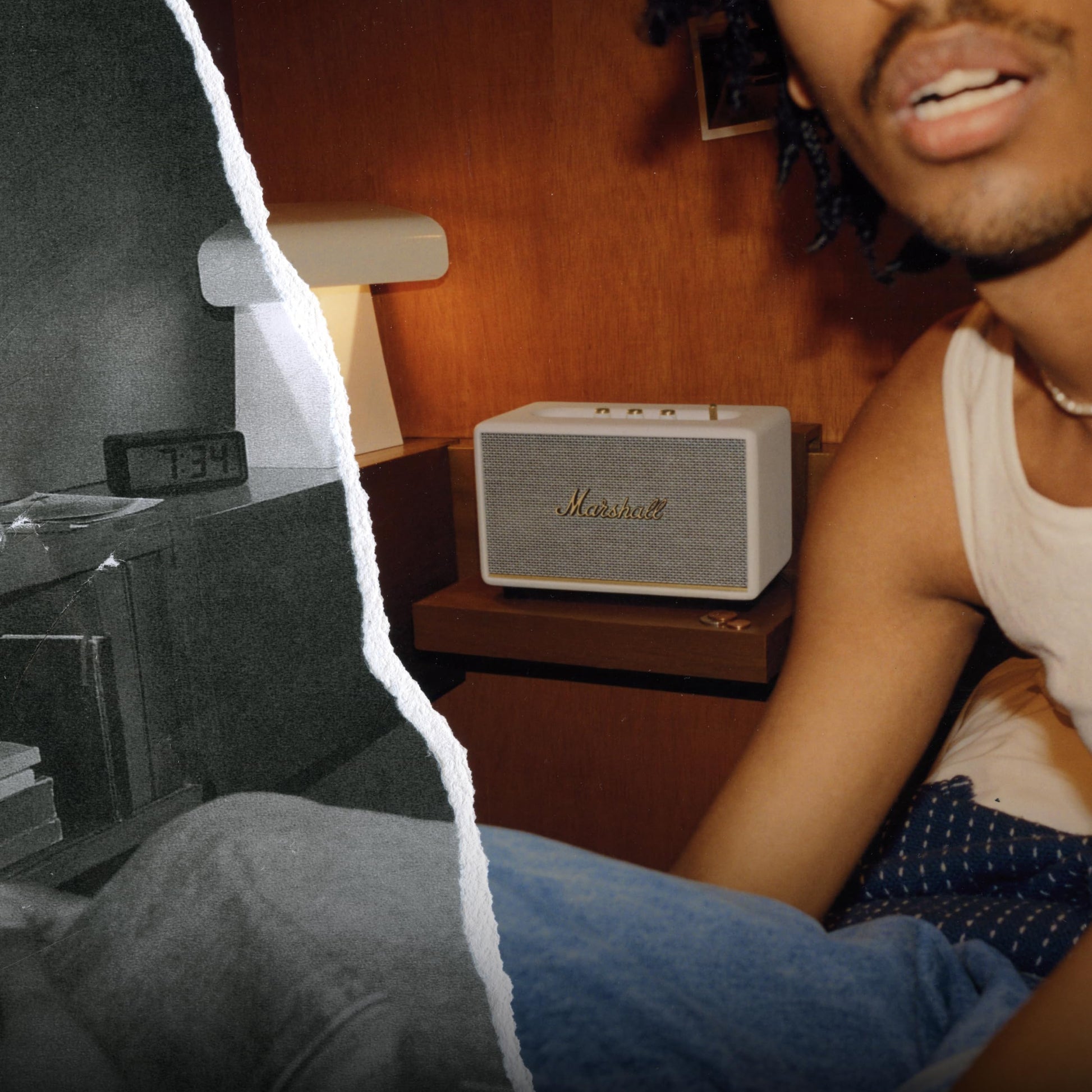 Marshall Acton III Enceinte Bluetooth sans Fil - Crème